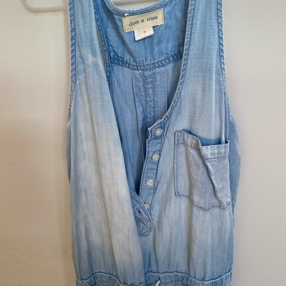 Cloth and stone Chambray jumpsuit - Picture 4 of 7